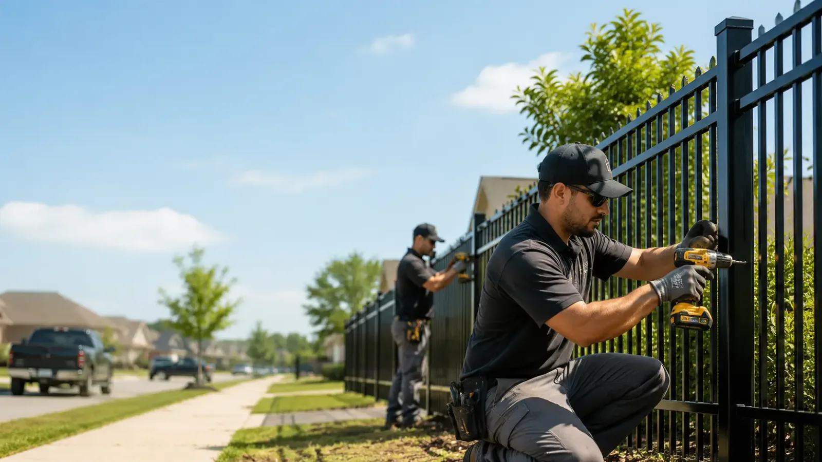 Metal Fence Installation in Morrison, OK